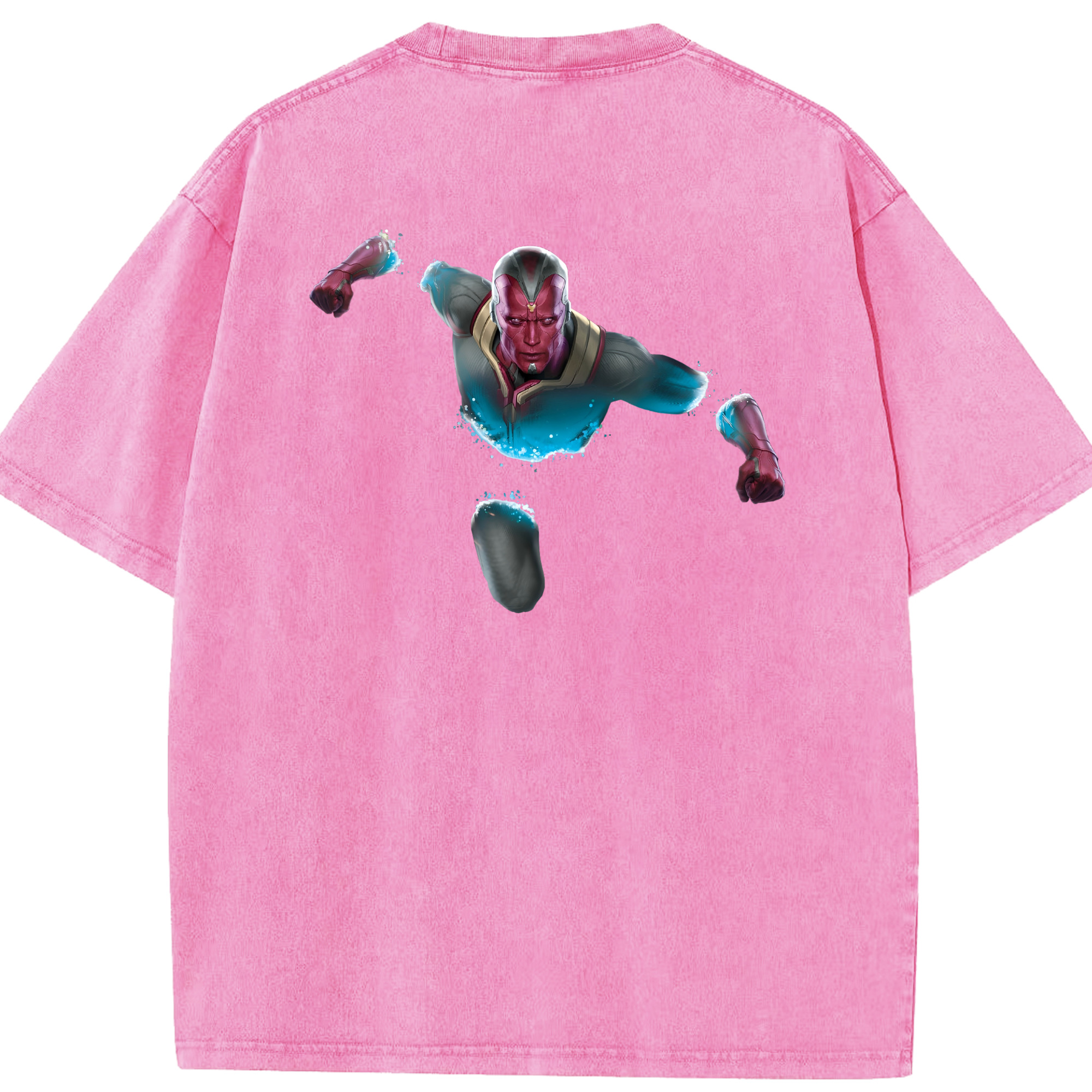 （画像用） アベンジャーズ The Avengers 綿100% ヴィンテージ風 半袖Tシャツ（背面プリント）